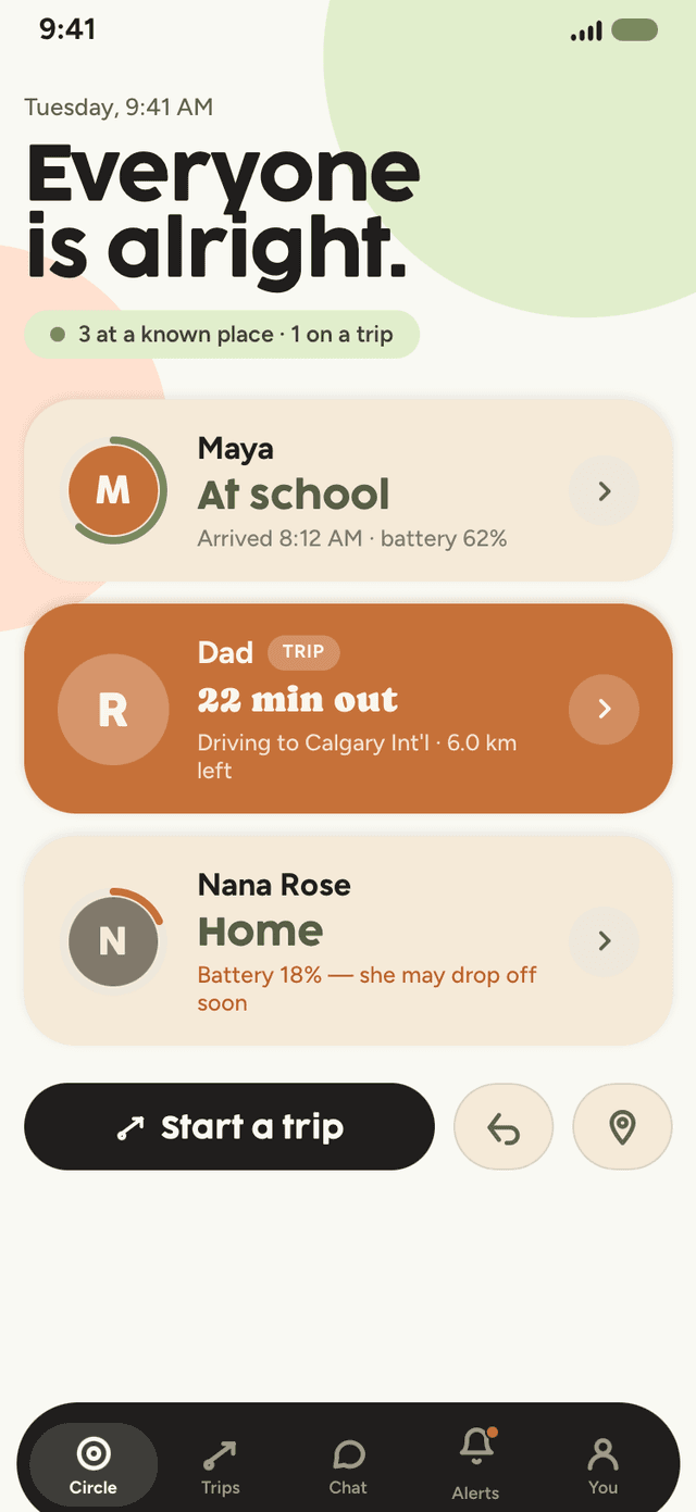 Close Circle — family safety & location